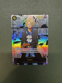 One piece CCG Sabo OP13-120 SEC Manga Alt Art NM. English. - Image 2