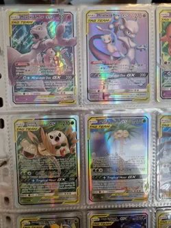 Pokemon TAG TEAM GX Card Bundle (9) - Mewtwo Umbreon Espeon - PRXY Fan Display - Image 2