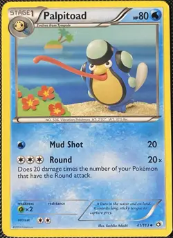 Palpitoad 41/113 Legendary Treasures Regular - Pokemon Card - Image 1