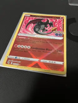 Pokemon Go TCG Radiant Charizard Holo Ultra Rare Card 011/078 NM/M Condition - Image 3