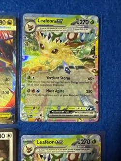 Pokemon Card Lot Of 12 English Near Mint Leafeon Mewtwo Wiggletuff Slaking Mega - Image 5