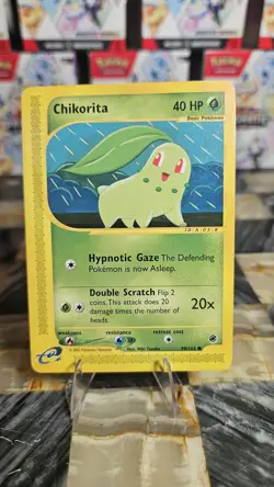 Pokemon TCG Chikorita Expedition Card 99/165 Regular Common - Image 1