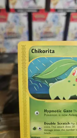 Pokemon TCG Chikorita Expedition Card 99/165 Regular Common - Image 2