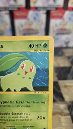 Pokemon TCG Chikorita Expedition Card 99/165 Regular Common - Image 3