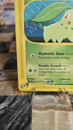 Pokemon TCG Chikorita Expedition Card 99/165 Regular Common - Image 4