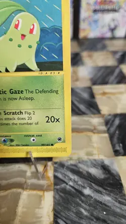 Pokemon TCG Chikorita Expedition Card 99/165 Regular Common - Image 5