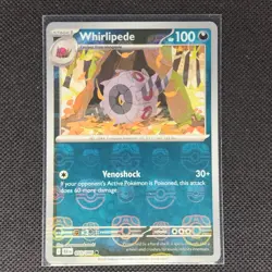 Whirlipede - 055/086 - Masterball Holo - Black Bolt - Pokemon Card - NM/M - Image 1