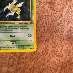 Pokemon Scyther TCG Jungle Holo Card 10/64 Unlimited Rare - Image 4