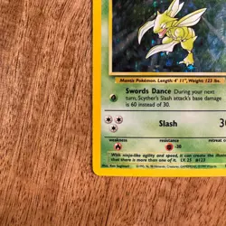 Pokemon Scyther TCG Jungle Holo Card 10/64 Unlimited Rare - Image 5