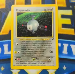 Pokemon Magnemite 7/75 Neo Discovery Holo Rare Unlimited 40 HP English Card - Image 1
