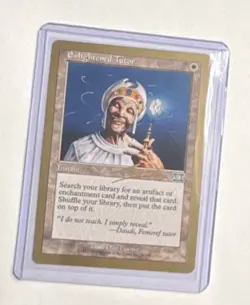 Magic: The Gathering Enlightened Tutor World Championships Brussels 2000 Card - Image 1