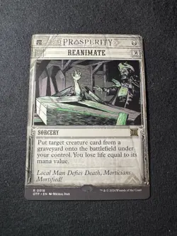 Reanimate [Outlaws of Thunder Junction: Breaking News] MTG Magic #0018 NM-M - Image 1