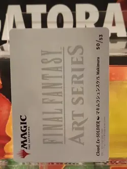 Cloud, Ex-SOLDIER Gold-Stamped Signature 50/53 Final Fantasy Art Series MTG EN - Image 2