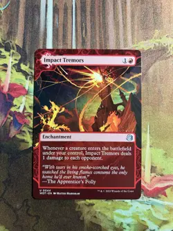 Impact Tremors - Wilds of Eldraine: Enchanting Tales WOT - MTG NM - Image 1