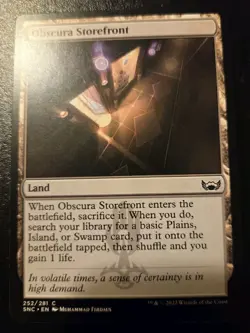 Obscura Storefront 252/281 Common Streets Of New Capenna Magic: The Gathering - Image 1