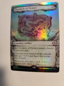 FOIL CHRONICLE OF VICTORY mtg NM Lorwyn Eclipsed Mythic 0346 - Image 3