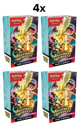 4x Ascended Heroes Booster Bundles Pokemon ✅ Presale - Image 1