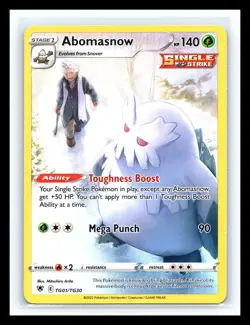 💥 2022 Pokemon Astral Radiance Trainer Gallery Abomasnow Rare Holo # TG01/TG30 - Image 1