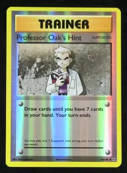 XY - Evolutions Professor Oak's Hint #84/108 REVERSE HOLO POKEMON Uncommon - Image 1