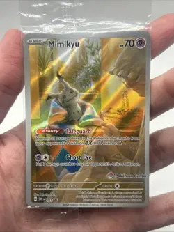 SEALED Pokemon Center Exclusive SVP #075 Mimikyu ETB Promo Pokemon TCG Card - Image 3