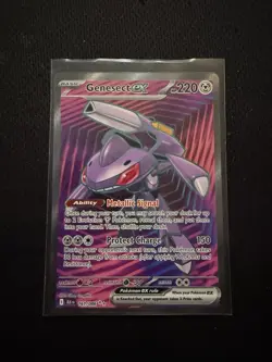 Genesect ex - 161/086 - Pokemon TCG SV: Black Bolt Secret Rare Full Art - NM - Image 1