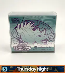 POKEMON CENTER SCARLET & VIOLET TEMPORAL FORCES SEALED ELITE TRAINER BOX ETB - Image 1