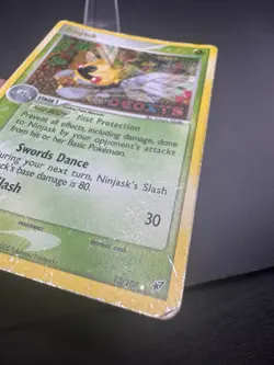 Ninjask - 13/102 EX Deoxys Pokemon - Reverse Holo Rare DMG - Image 4