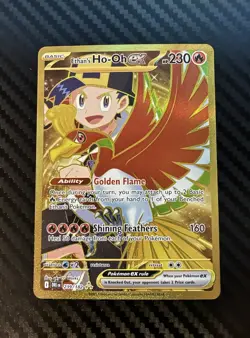 Pokemon TCG Ethan's Ho-Oh EX 239/182 Destined Rivals Hyper Rare Holo English - Image 1