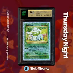 2002 POKEMON LEGENDARY COLLECTION #68/110 BULBASAUR REVERSE HOLO MNT 9 - Image 1