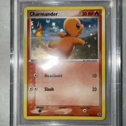 2004 Pokemon Fire Red Leaf Green #58 CHARMANDER REVERSE FOIL BGS 9 (9.5 Subs) - Image 4