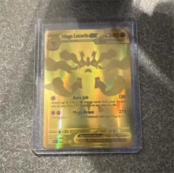 Pokemon Mega Lucario EX Mega Hyper Rare Holo 188/132 Me01: Mega Evolution - Image 1