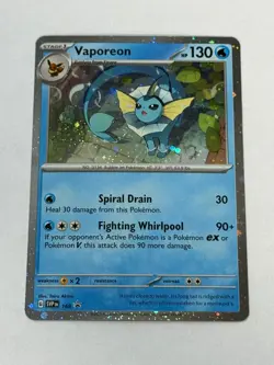 Vaporeon - 168 (Cosmos Holo) PROMO- Pokemon (B) - Image 1