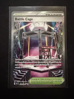 2025 Pokemon Phantasmal Flames Battle Cage 116/094 ULTRA RARE FULL ART HOLO! - Image 1