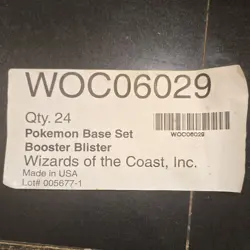 Pokemon TCG Base Set Booster Pack Wizards of the Coast Blastoise 1999 - Image 3