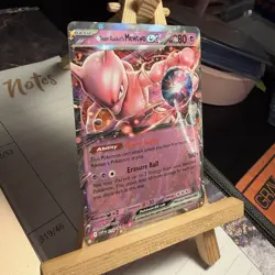 Team Rocket's Mewtwo ex 216 Destined Rivals Black Star Promo Pokemon TCG MINT - Image 2