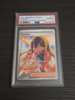 2024 Pokemon Carmine 217/167 TWM Special Illustration Rare PSA 10 IN-HAND 🆕 ✅ - Image 1