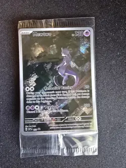 Mewtwo SVP 052 Black Star Promo Full Art Pokemon TCG Scarlet Violet 151 Sealed - Image 1