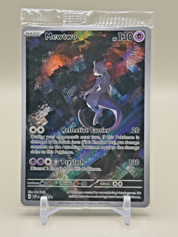 Sealed Mewtwo SVP 052 Black Star Promo Full Art Pokemon TCG Scarlet Violet 151 - Image 1