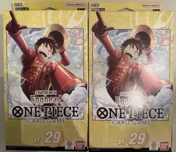 Lot Of 2 Box One Piece Egghead ENGLISH Starter Deck ST-29 SEALED NEW Ships Now - Image 1