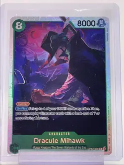 DRACULE MIHAWK 2025 ONE PIECE LEGACY MASTER SECRET RARE #OP12-030 Q5830 - Image 1