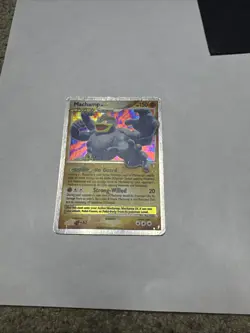 Pokemon TCG Machamp LV.X Holo Rare Card Stormfront 98/100 - Image 1