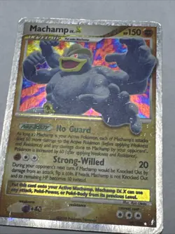 Pokemon TCG Machamp LV.X Holo Rare Card Stormfront 98/100 - Image 2