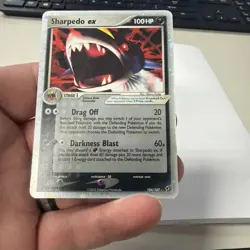 Pokemon 2005 Sharpedo EX Deoxys Holo Rare Card 104/107 TCG - Image 3