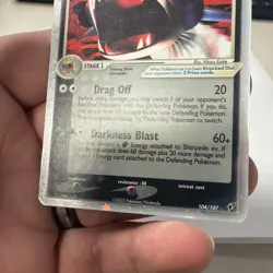 Pokemon 2005 Sharpedo EX Deoxys Holo Rare Card 104/107 TCG - Image 4