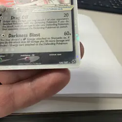 Pokemon 2005 Sharpedo EX Deoxys Holo Rare Card 104/107 TCG - Image 5