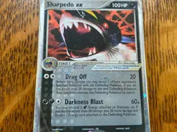Pokemon TCG Sharpedo EX Deoxys 104/107 Holo Rare Card HP DMG Condition - Image 5