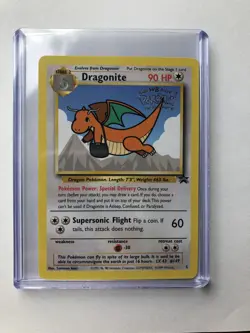 WOTC Dragonite Black Star Promo Card Rare Pokemon The First Movie Lightly Played - Image 1