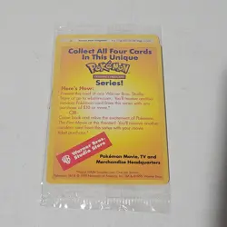 Sealed Dragonite Pokemon The First Movie WB Promo Black Star 1999 Card WOTC NEW - Image 1
