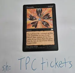 Doomsday - Weatherlight - Magic MTG card - Near Mint NM - TCG Value $11.50 - Image 1