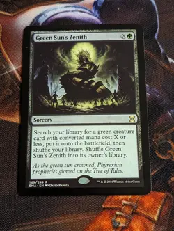 MTG Sticker CEDH Green Sun's Zenith - Image 1